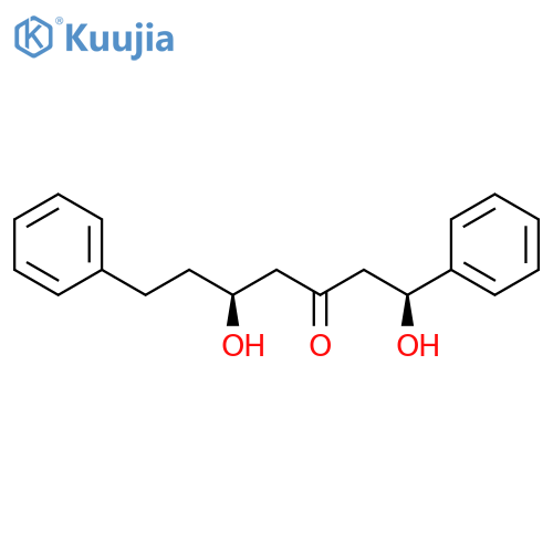 3-Heptanone, 1,5-dihydroxy-1,7-diphenyl-, (1S,5S)- structure