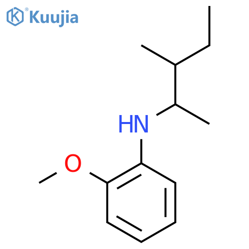 2-methoxy-N-(3-methylpentan-2-yl)aniline structure
