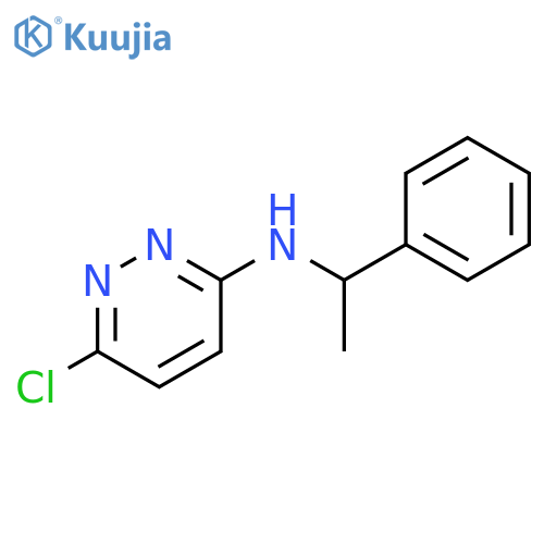 6-chloro-N-(1-phenylethyl)pyridazin-3-amine structure