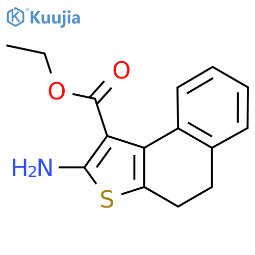 Ethyl 2-Amino-4,5-dihydronaphtho2,1-bthiophene-1-carboxylate structure