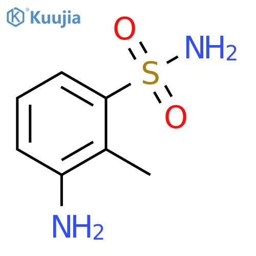 3-amino-2-methylbenzene-1-sulfonamide structure