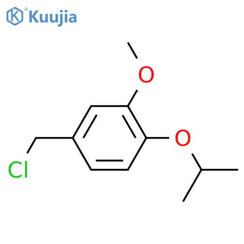 4-Isopropoxy-3-methoxybenzyl chloride structure