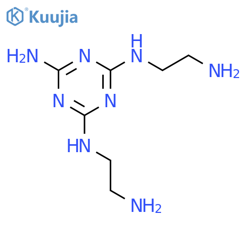 1,3,5-Triazine-2,4,6-triamine, N2,N4-bis(2-aminoethyl)- structure