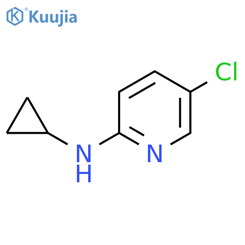 5-chloro-N-cyclopropylpyridin-2-amine structure