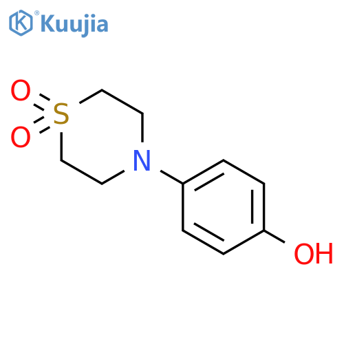 4-(4-Hydroxyphenyl)thiomorpholine 1,1-Dioxide structure