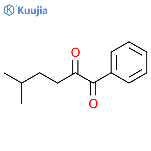 1,2-Hexanedione, 5-methyl-1-phenyl- structure
