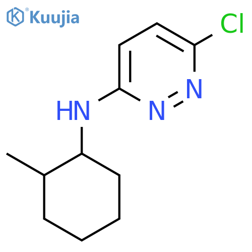 6-chloro-N-(2-methylcyclohexyl)pyridazin-3-amine structure