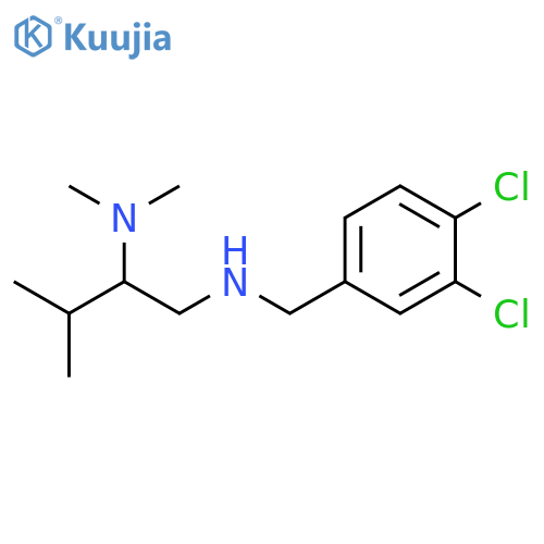 (1-{(3,4-Dichlorophenyl)methylamino}-3-methylbutan-2-yl)dimethylamine structure
