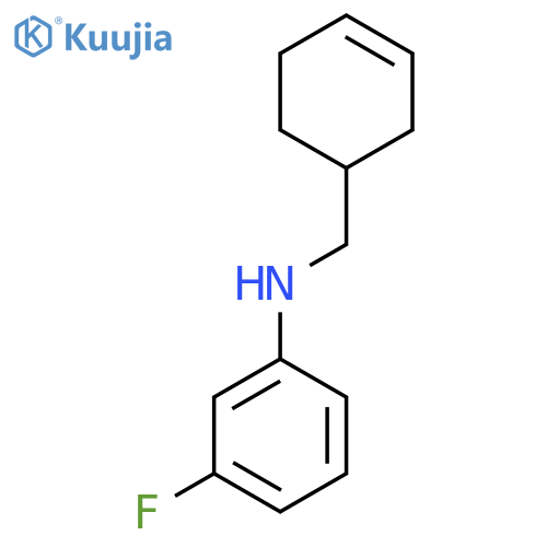 N-(cyclohex-3-en-1-yl)methyl-3-fluoroaniline structure