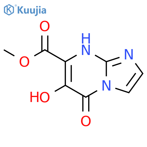 5,8-dihydro-6-hydroxy-5-oxo-Imidazo[1,2-a]pyrimidine-7-carboxylic acid methyl ester structure