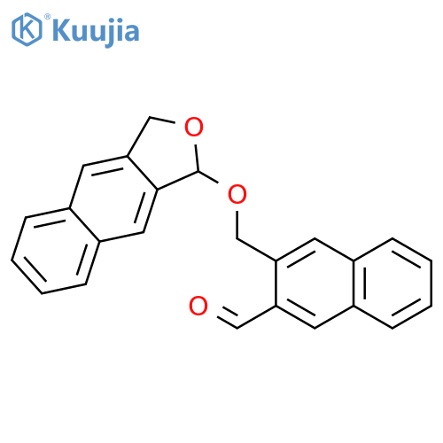 2-Naphthalenecarboxaldehyde, 3-[[(1,3-dihydronaphtho[2,3-c]furan-1-yl)oxy]methyl]- structure