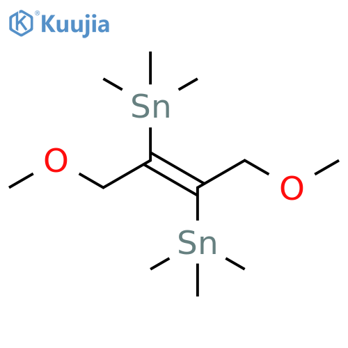 Stannane, [1,2-bis(methoxymethyl)-1,2-ethenediyl]bis[trimethyl-, (E)- structure