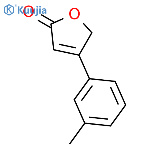 4-(3-methylphenyl)-2,5-dihydrofuran-2-one structure