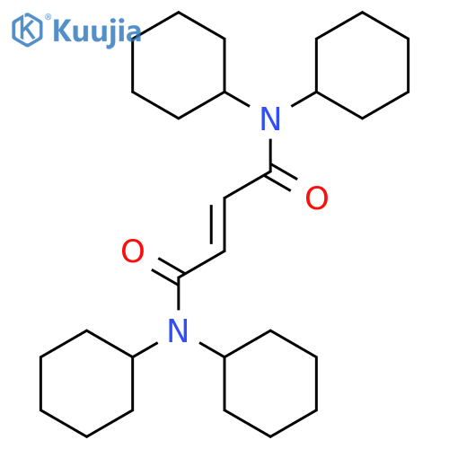 2-Butenediamide, N,N,N',N'-tetracyclohexyl-, (E)- structure