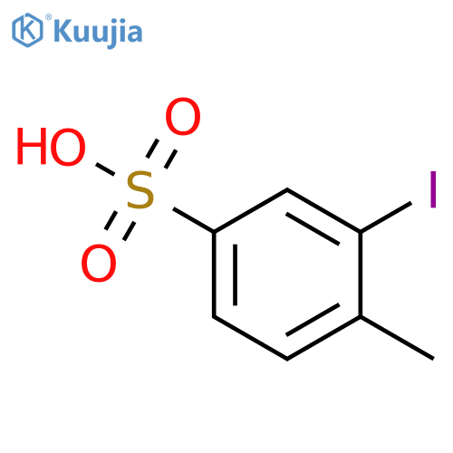 Benzenesulfonic acid, 3-iodo-4-methyl- structure
