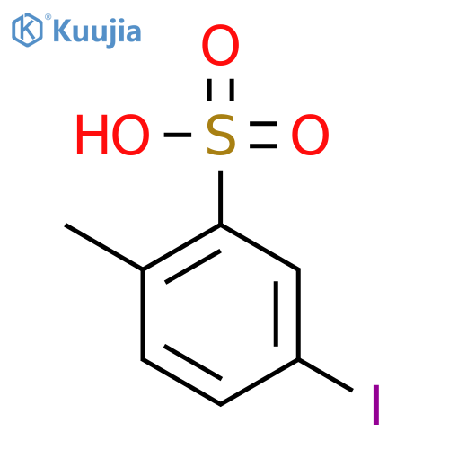 5-iodo-2-methyl-benzenesulfonic acid structure
