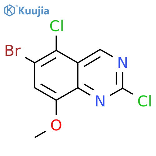 6-Bromo-2,5-dichloro-8-methoxyquinazoline structure
