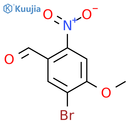 5-Bromo-4-methoxy-2-nitrobenzaldehyde structure