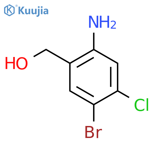 (2-Amino-5-bromo-4-chlorophenyl)methanol structure