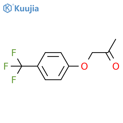 1-[4-(Trifluoromethyl)phenoxy]propan-2-one structure