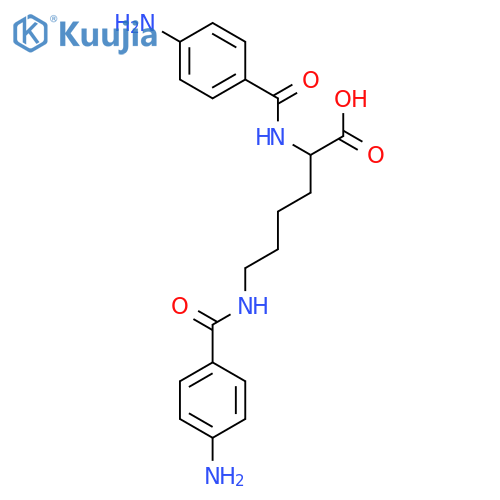 DL-Lysine, N2,N6-bis(4-aminobenzoyl)- structure