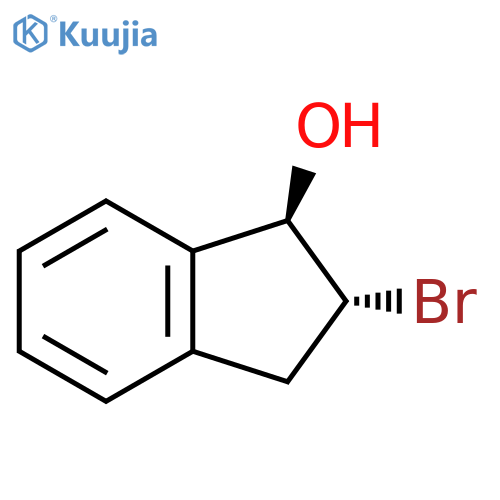 (1R,2R)-2-bromo-2,3-dihydro-1h-inden-1-ol structure