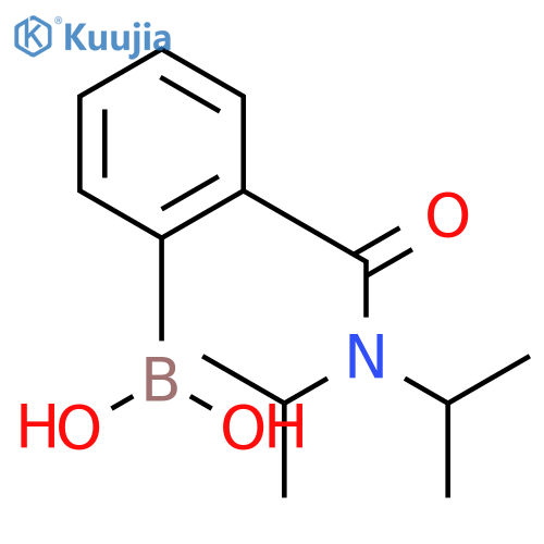 2-(Diisopropylcarbanoyl) phenylboronic acid structure