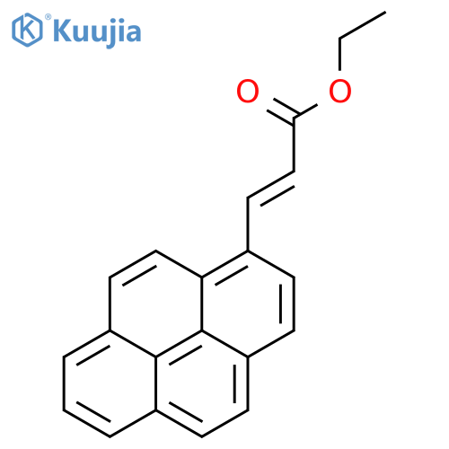 2-Propenoic acid, 3-(1-pyrenyl)-, ethyl ester, (2E)- structure