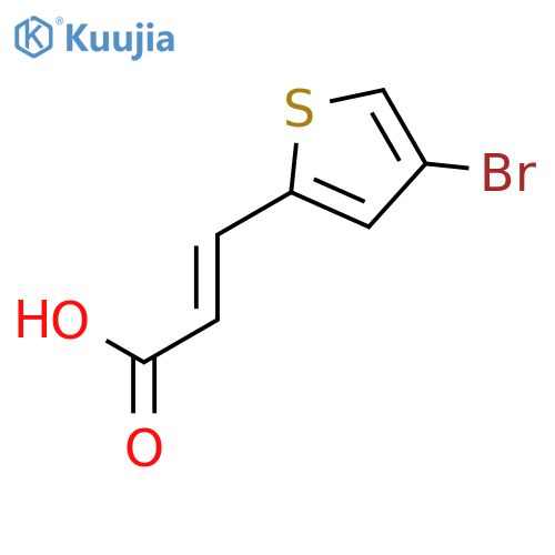 3-(4-bromothiophen-2-yl)prop-2-enoic Acid structure