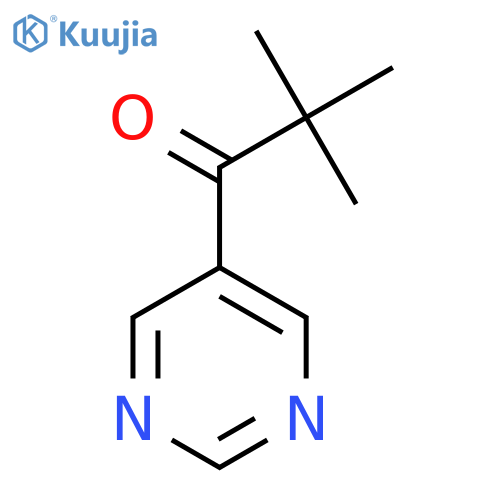2,2-Dimethyl-1-(pyrimidin-5-yl)propan-1-one structure