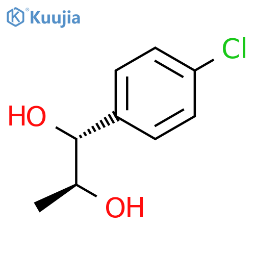 1,2-Propanediol, 1-(4-chlorophenyl)-, (1R,2S)-rel- structure