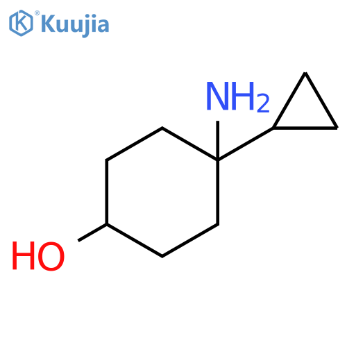 4-amino-4-cyclopropylcyclohexan-1-ol structure