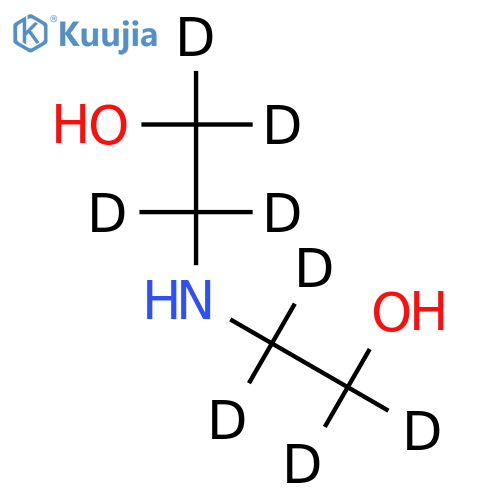 Diethanolamine-d8 structure