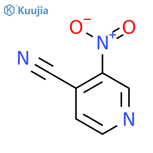 3-nitro-4-Pyridinecarbonitrile structure
