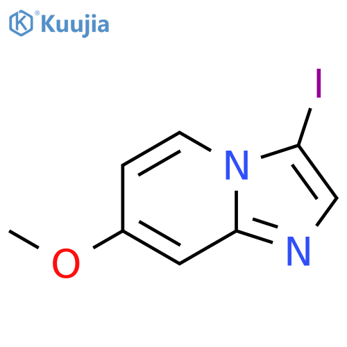 3-Iodo-7-methoxyimidazo[1,2-a]pyridine structure