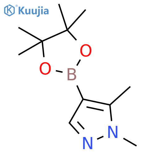 1,5-dimethyl-4-(tetramethyl-1,3,2-dioxaborolan-2-yl)-1H-pyrazole structure