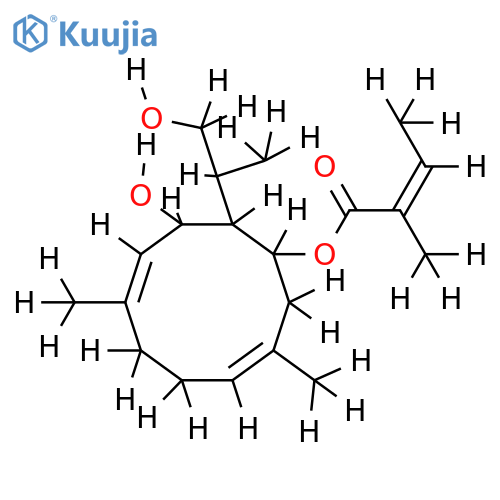 12-hydroxy-8-O-angeloyltovarol structure