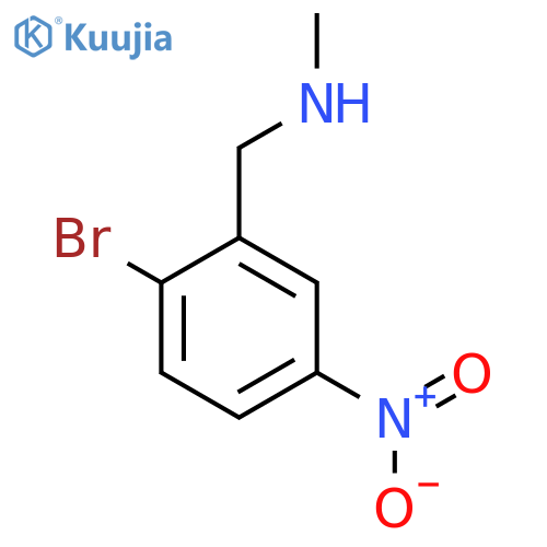 (2-bromo-5-nitrophenyl)methyl(methyl)amine structure