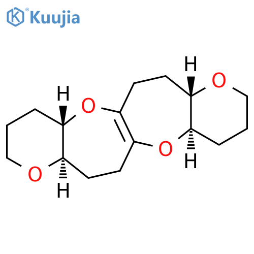 Pyrano[3,2-b]pyrano[2',3':6,7]oxepino[2,3-f]oxepin, 2,3,4,4a,6,7,7a,9,10,11,11a,13,14,14a-tetradecahydro-, (4aR,7aR,11aS,14aS)-rel- (9CI) structure