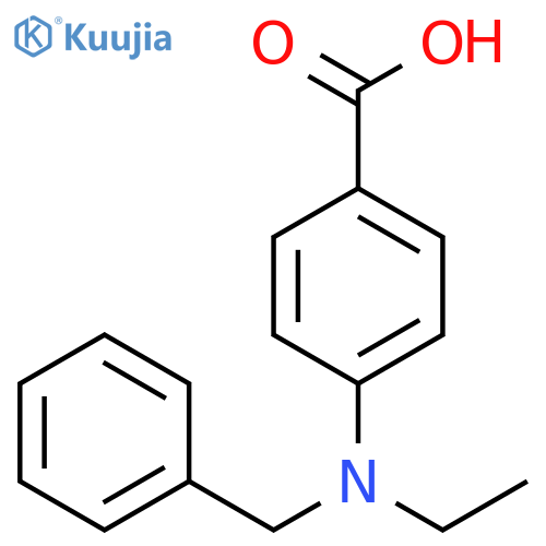 4-Benzyl(ethyl)aminobenzoic Acid structure