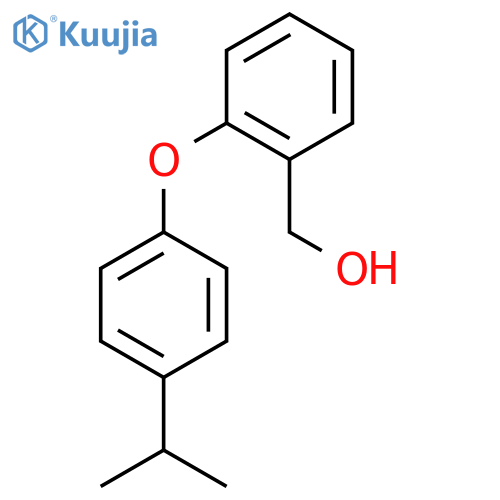 2-(4-Isopropylphenoxy)phenylmethanol structure