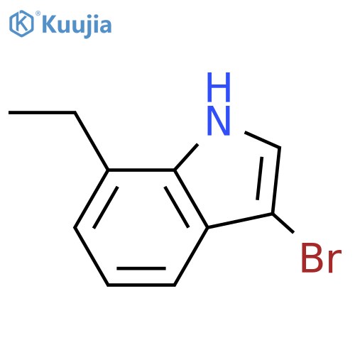 3-bromo-7-ethyl-1H-indole structure