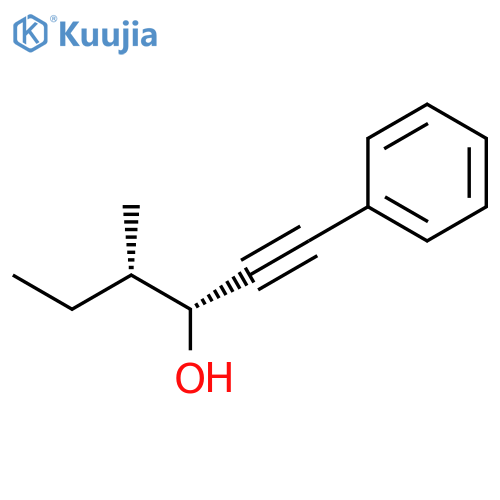 1-Hexyn-3-ol, 4-methyl-1-phenyl-, (R*,S*)- structure