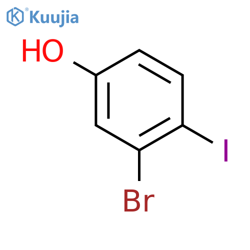3-Bromo-4-iodophenol structure