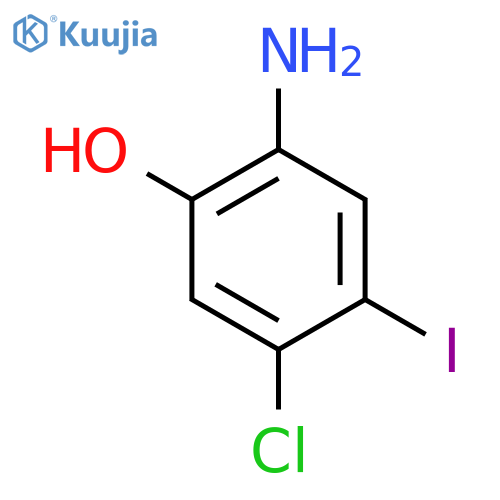 2-Amino-5-chloro-4-iodophenol structure