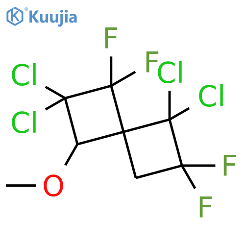 Spiro[3.3]heptane, 2,2,5,5-tetrachloro-1,1,6,6-tetrafluoro-3-methoxy- structure