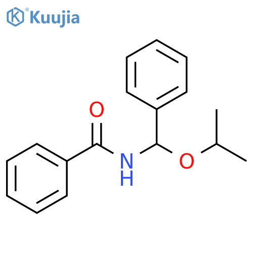 Benzamide, N-[(1-methylethoxy)phenylmethyl]- structure
