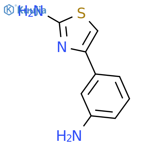 4-(3-Amino-phenyl)-thiazol-2-ylamine structure