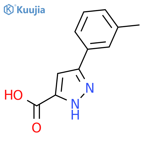 3-(3-methylphenyl)-1h-pyrazole-5-carboxylic Acid structure