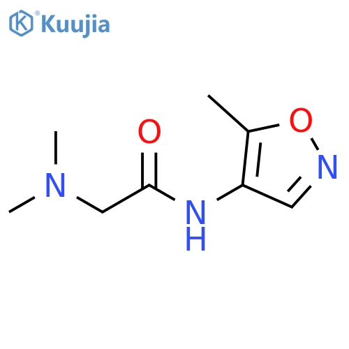 Acetamide, 2-(dimethylamino)-N-(5-methyl-4-isoxazolyl)- structure